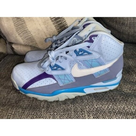 Nike Air Trainer SC High Bo Jackson US Leche Blue Retro 302346-402 Mens Siz 8.5 - Picture 1 of 7